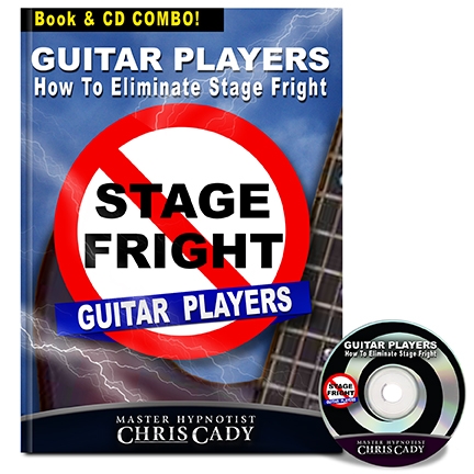 hypnosis stage fright for guitar players hypnosis cd and book cover